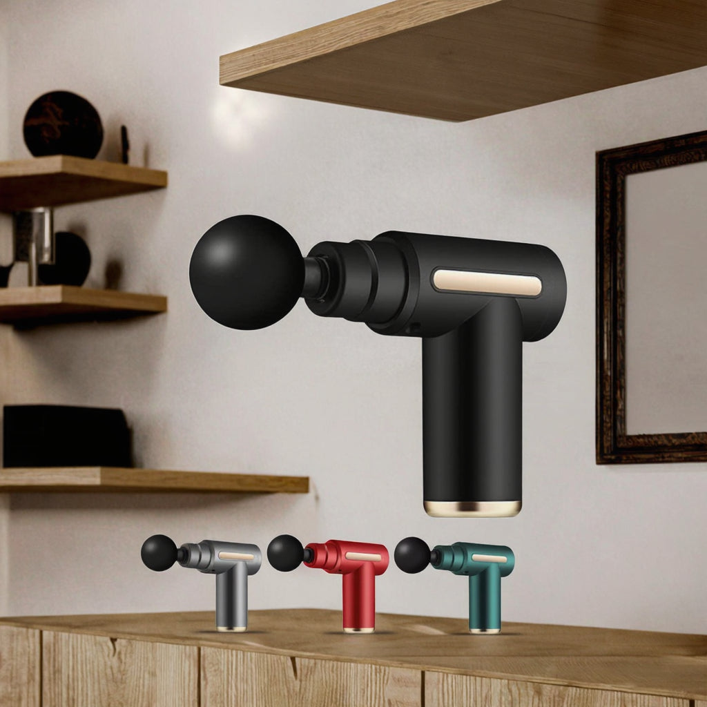 factory price deep tissue massage gun with upgraded extension handle for body application