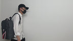 Men Shark Backpack New Black Book Travel Bag School