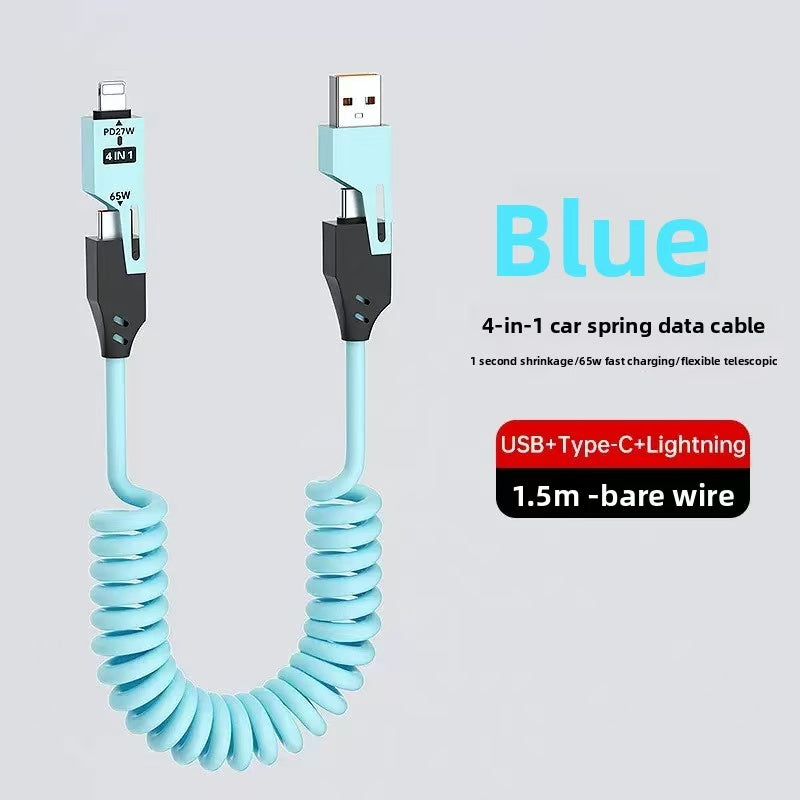 65W PD27W 4-in-1 USB Type C Super Fast Cable.